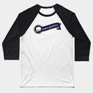 North Dakota Buffalo Baseball T-Shirt